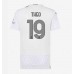 Billige AC Milan Theo Hernandez #19 Udebane Fodboldtrøjer Dame 2023-24 Kortærmet